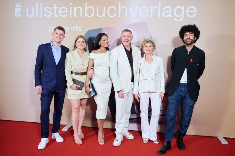 Boris Becker mit seiner Familie