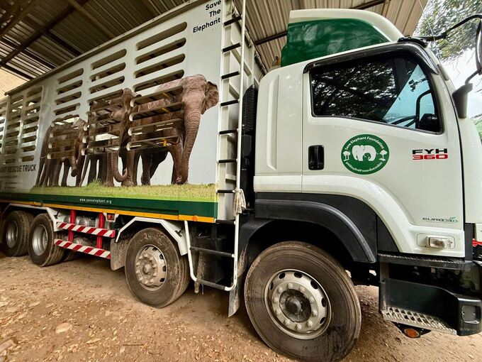 Lastwagen im Elephant Nature Park Lastwagen im Elephant Nature Park