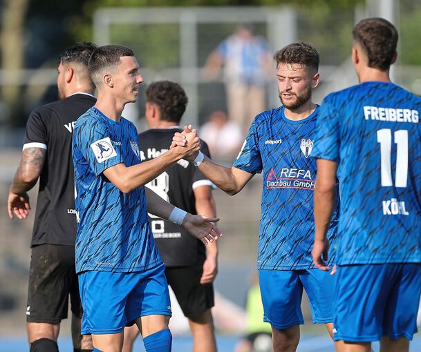 Erleichtert: Gal Grobelnik (links), und Leon Petö.