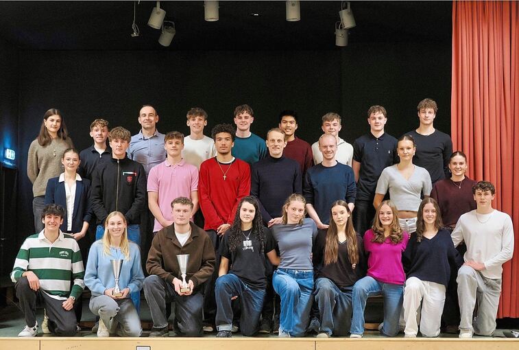 Die erfolgreichen Sportlerinnen und Sportler des SKV Egolsheim.