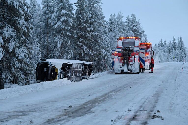 Busunfall in Schweden