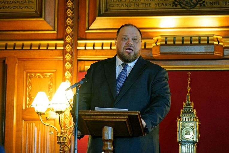 Ukrainischer Parlamentspräsident Stefantschuk Ukrainischer Parlamentspräsident Stefantschuk