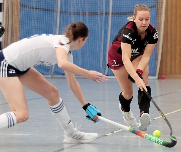 Greta Meissner (rechts) und die HCL-Frauen haben den Klassenerhalt in der 1. Bundesliga in der letzten Hallensaison geschafft – während den Männern gleichzeitig der Aufstieg gelungen ist.