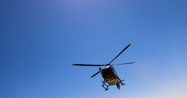 Ein Rettungshubschrauber - Symbolbild