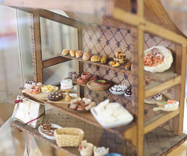 Eine Bäckereitheke en miniature.