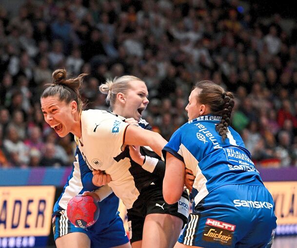 Einziges Sorgenkind: Emily Vogel ist angeschlagen.