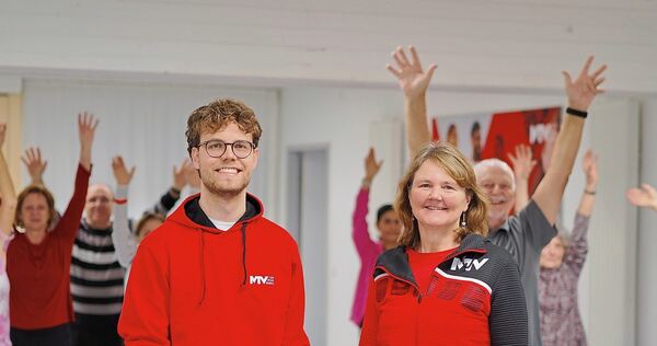 Patrick Dörken und Martina Hofmann stehen für Rehasport beim MTV Ludwigsburg. Patrick Dörken und Martina Hofmann stehen für Rehasport beim MTV Ludwigsburg.