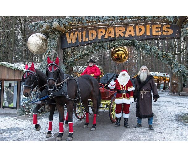 Der Weihnachtsmann kommt diesen Sonntag zum ersten Mal in diesem Jahr in den Winter-Wunder-Wald.