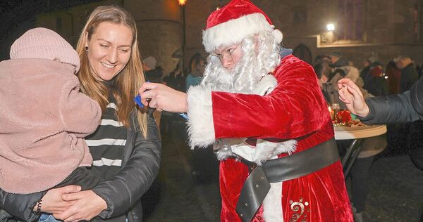Etwas vorzeitiger Nikolaus-Besuch in Asperg