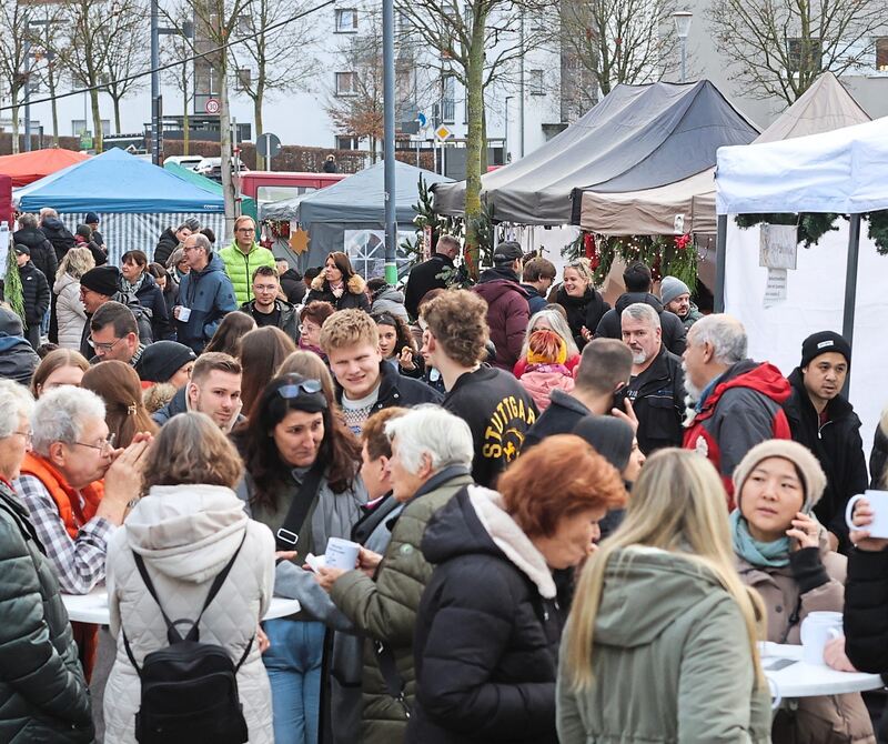 In Pattonville drängten viele Menschen zum Weihnachtszauber.