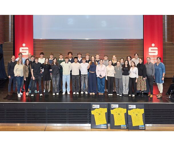 Ehrung der LAZ-Nachwuchsathletinnen und -athleten durch den Förderverein Leichtathletik.