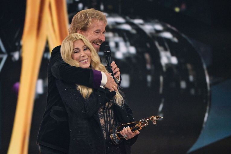 Cher und Thomas Gottschalk bei Bambi-Verleihung