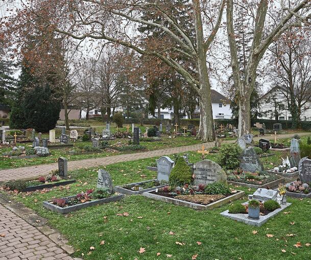 Der Löchgauer Friedhof: Auch hier wird die letzte Ruhe teurer, ist aber noch vergleichsweise günstig.