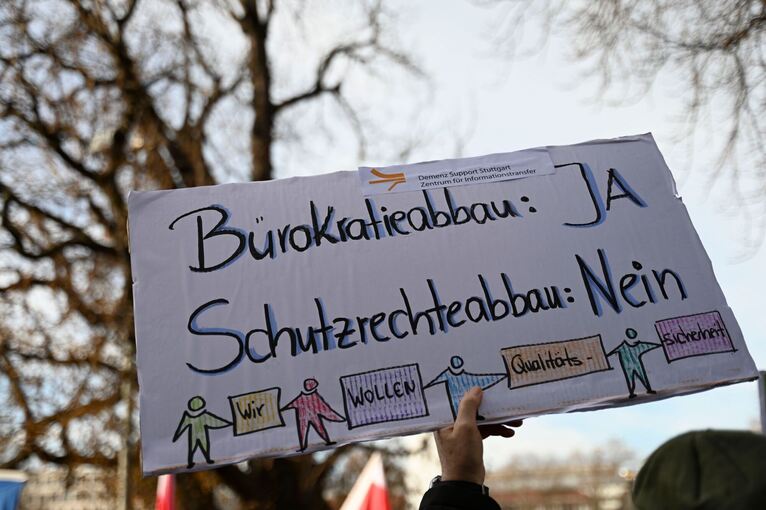 Protest zu Teilhabe- und Pflegequalitätsgesetz Protest zu Teilhabe- und Pflegequalitätsgesetz