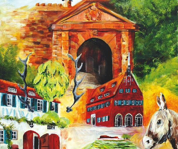 In welchen Ort gehören diese Motive? Natürlich – man findet sie in Asperg.