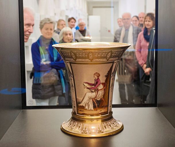 Die Vase kann ab sofort im Ludwigsburg Museum betrachtet werden.