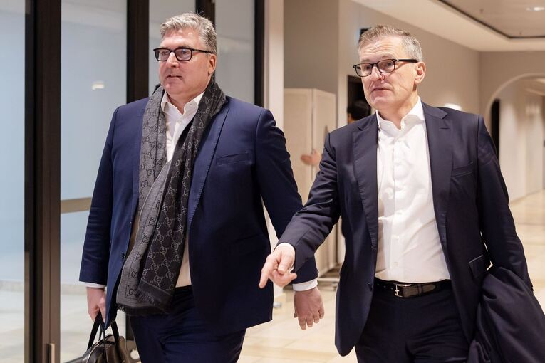 Axel Hellmann und Jan-Christian Dreesen Axel Hellmann und Jan-Christian Dreesen