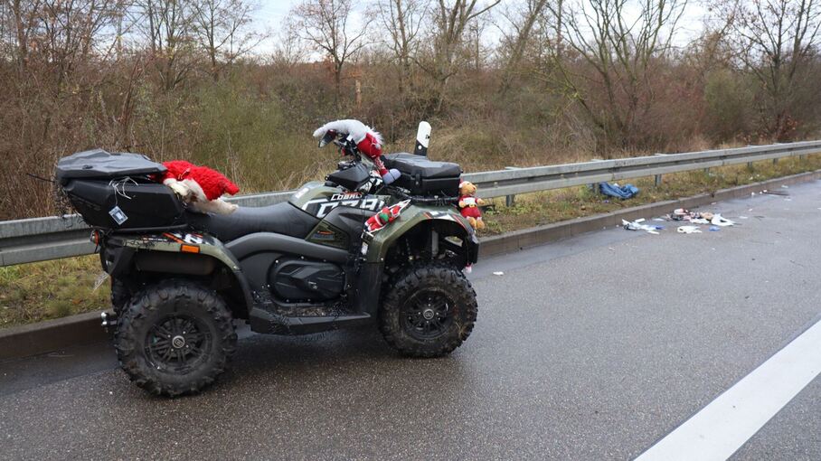 Unfall mit einem Nikolaus-Quad Unfall mit einem Nikolaus-Quad