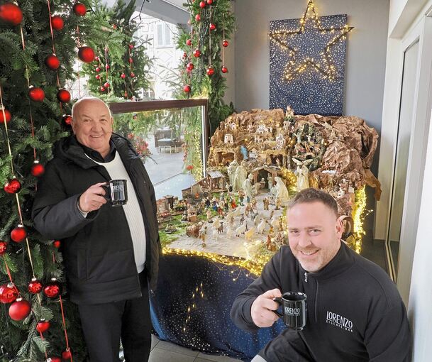 Lorenzo Giuliano betreibt mit seinem Sohn Marco Engel das Eiscafé Lorenzo.