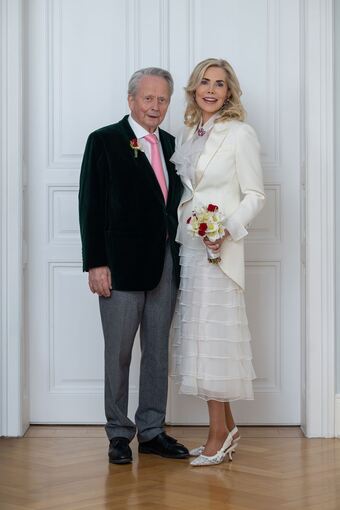 Wolfgang Porsche und Gabriela zu Leiningen haben geheiratet Wolfgang Porsche und Gabriela zu Leiningen haben geheiratet
