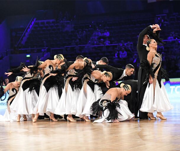 Ende einer Ära: Die Ludwigsburger Standardformation bei der Weltmeisterschaft in Braunschweig.