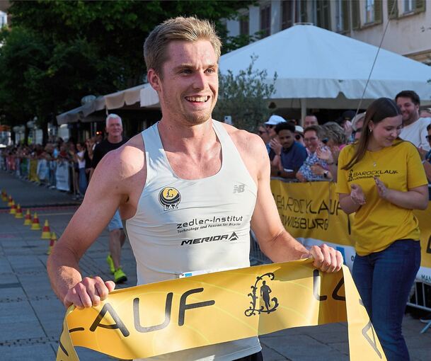 Julian Großkopf beim Ludwigsburger Barock-Lauf.