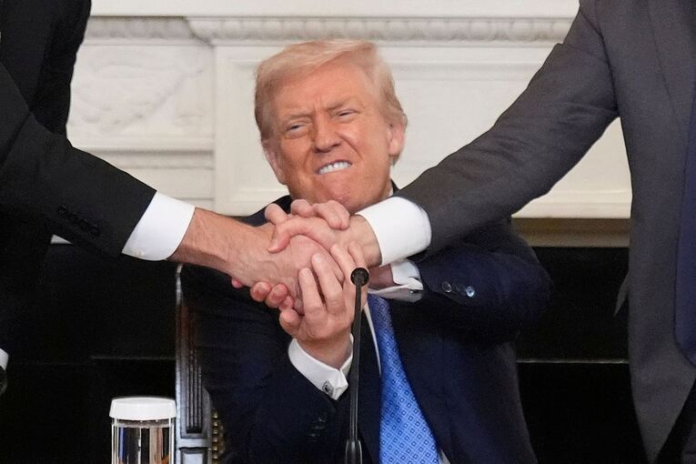 Führer der verfeindeten Kaukasus-Staaten bei Trump