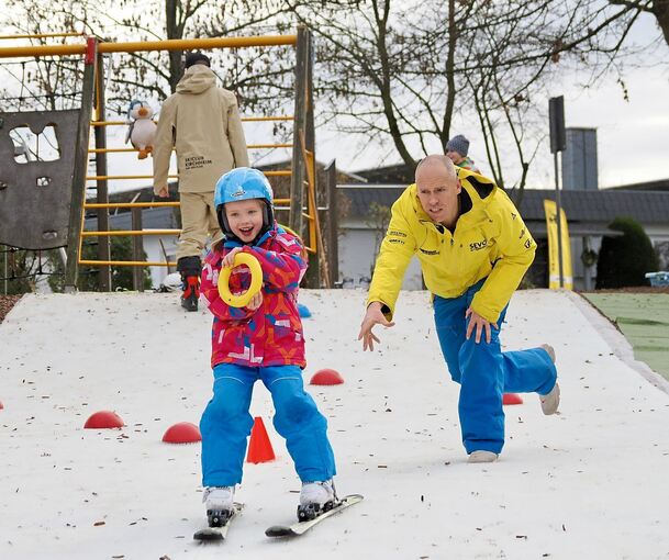 Mit Spaß den Buckel runter.