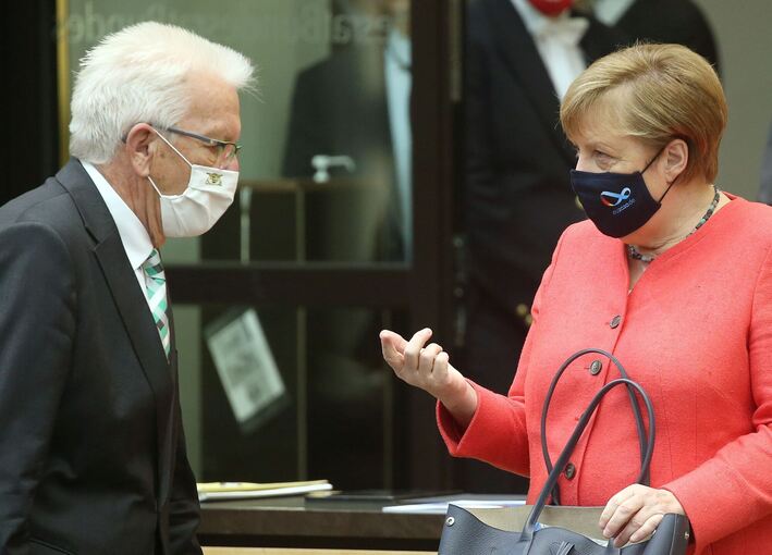 Merkel und Kretschmann