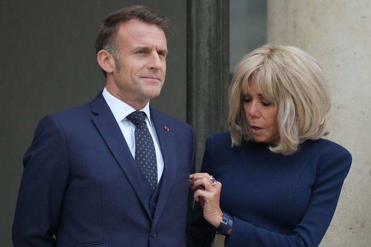 Emmanuel und Brigitte Macron