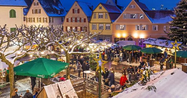 Weihnachtliche Stimmung auf dem Sternlesmarkt.