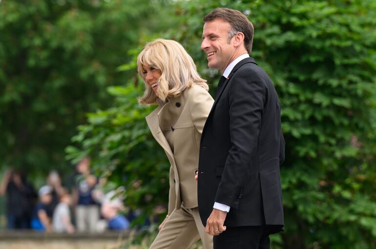 Emmanuel und Brigitte Macron