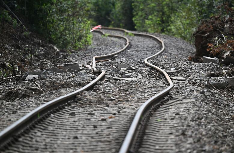 Unfallstelle Zugunglück Riedlingen Unfallstelle Zugunglück Riedlingen