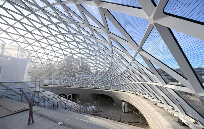 Baustelle Stuttgart 21 Tiefbahnhof Baustelle Stuttgart 21 Tiefbahnhof