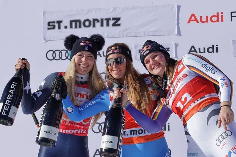 St. Moritz Weltcup Abfahrt St. Moritz Weltcup Abfahrt