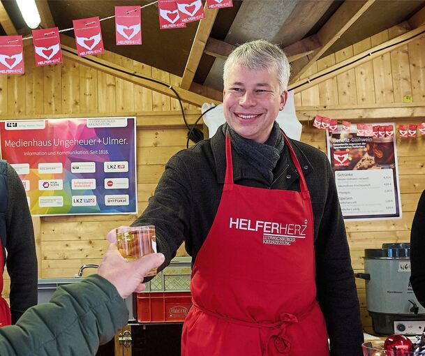 CDU-Politiker Steffen Bilger stellt sich in den Dienst der guten Sache.