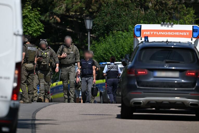 Größerer Polizeieinsatz in Rosengarten