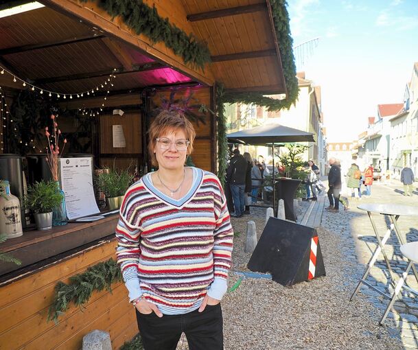 Claudia Pelz von der Agentur Weadyou gehört zu den Geschäftsleuten in der Eberhardstraße, die sich für eine dauerhafte Sperrung stark machen.