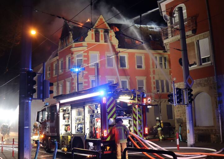 Brand in Mannheim Brand in Mannheim