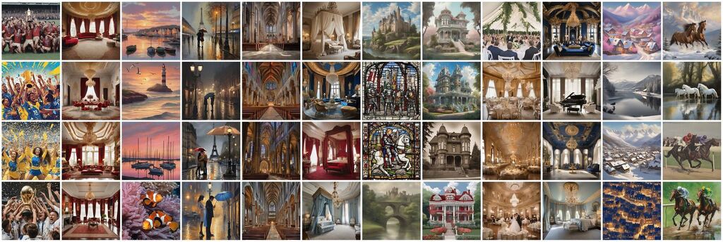 KI-Bilder in einem Kreativitätsexperiment