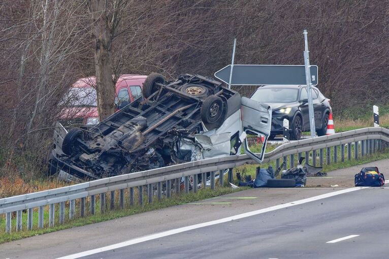 Schwerer Unfall auf der A44