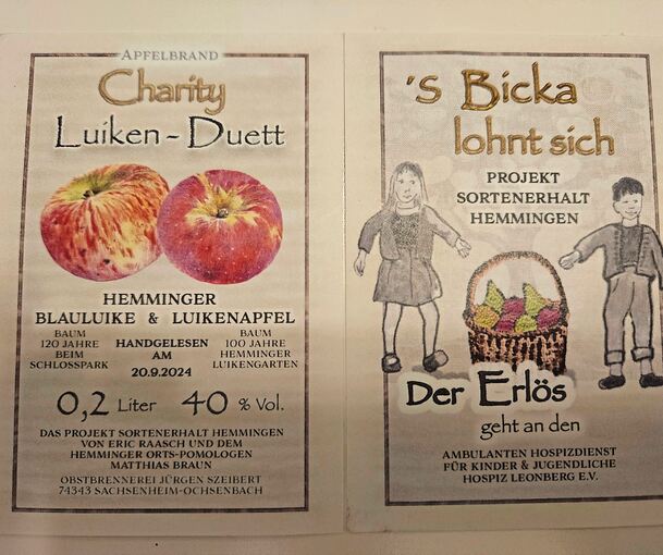 Für den Brand gibt es auch ein eigenes Etikett.