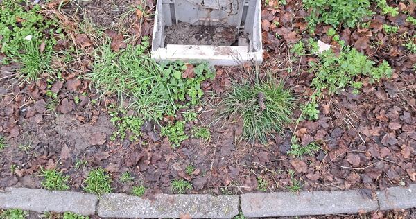 An dieser Stelle in Neckarweihingen stand mal ein Briefkasten.