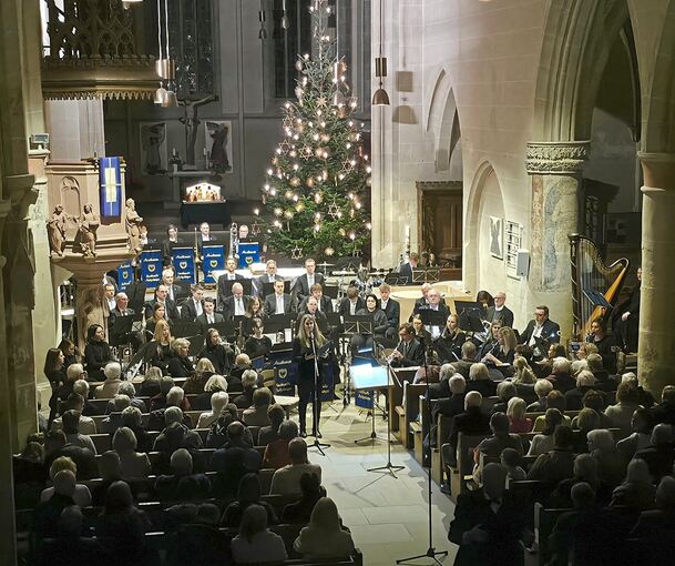 Die Stadtkapelle spielte in der Bartholomäuskirche.