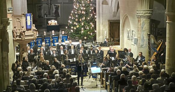 Die Stadtkapelle spielte in der Bartholomäuskirche.