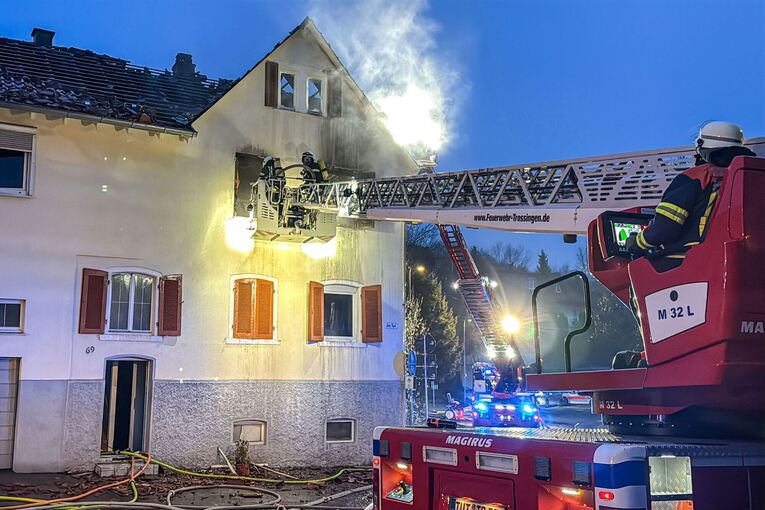 Leiche nach Brand in einem Haus im Kreis Tuttlingen gefunden