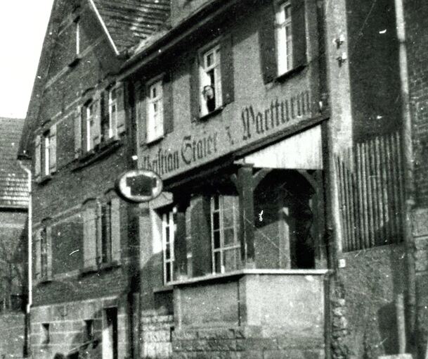 Das Gasthaus „Wartturm“ im Jahr 1930.