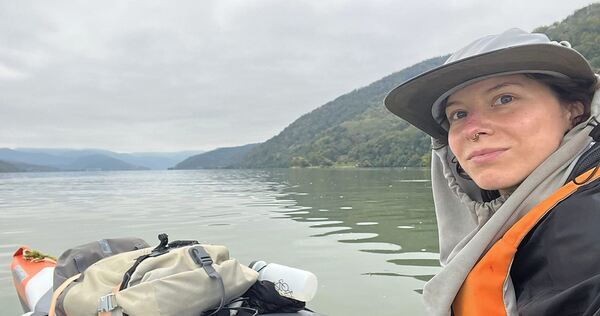 Die Kanutour hat Madeline Hoffmann an ihre Grenzen gebracht.