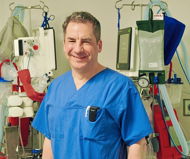 „Die perfekte Kombination“: In Ludwigsburg arbeitet Marc Moritz Berger als Anästhesist und Intensivmediziner, in den Alpen erforscht er Höhenkrankheiten.