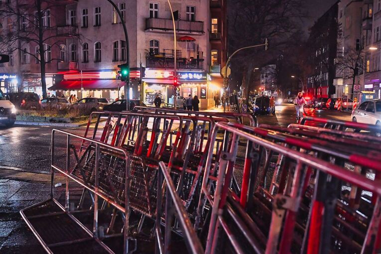 Silvestervorbereitungen in Berlin Silvestervorbereitungen in Berlin